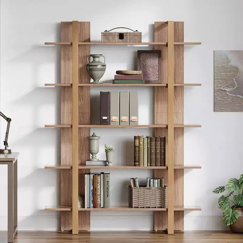 Table de chevet avec 2 tiroirs et étagère ouverte, Table de chevet avec rangement pour chambre à coucher