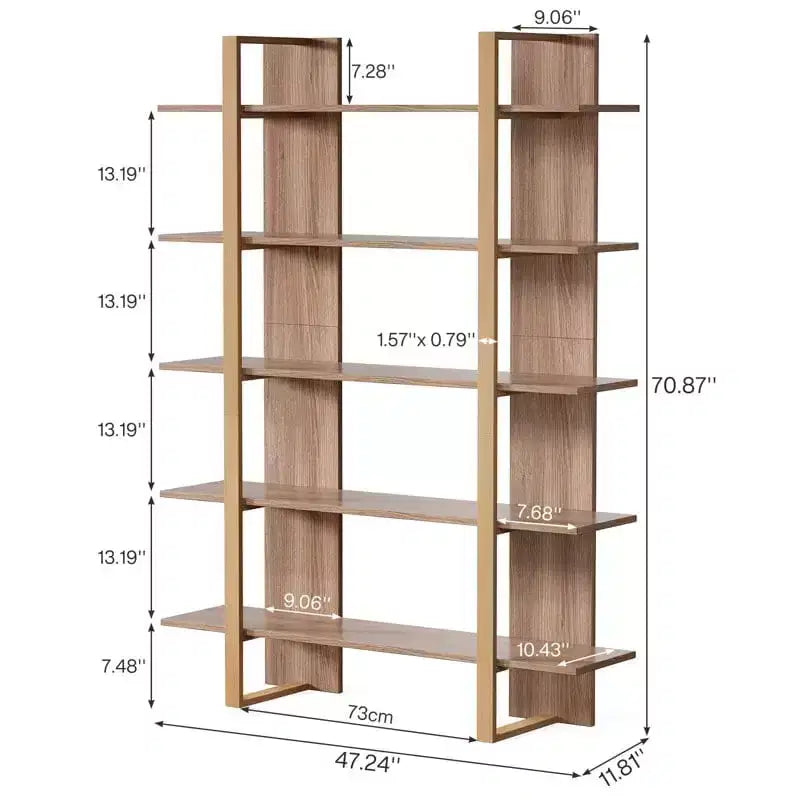 Table de chevet avec 2 tiroirs et étagère ouverte, Table de chevet avec rangement pour chambre à coucher