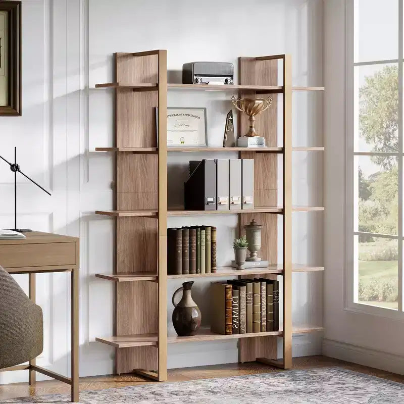 Table de chevet avec 2 tiroirs et étagère ouverte, Table de chevet avec rangement pour chambre à coucher