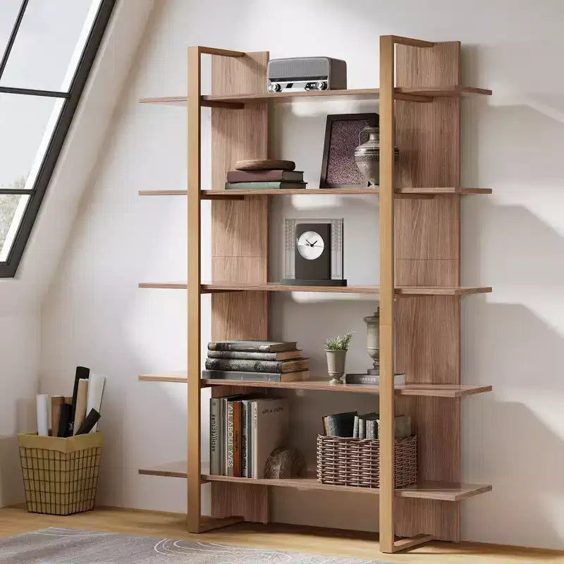 Table de chevet avec 2 tiroirs et étagère ouverte, Table de chevet avec rangement pour chambre à coucher