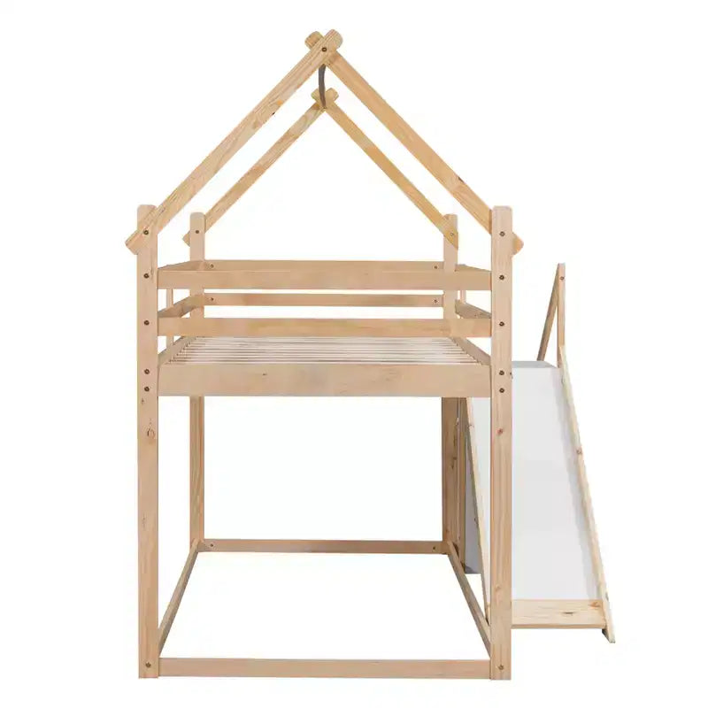 Lit Plateforme Queen Size avec Tête de Lit, Lit Rembourré avec Sommier à Lattes en Bois, Pas Besoin de Sommier Tapissier