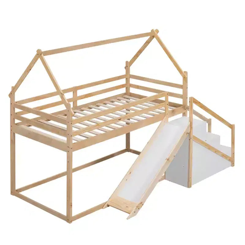Lit Plateforme Queen Size avec Tête de Lit, Lit Rembourré avec Sommier à Lattes en Bois, Pas Besoin de Sommier Tapissier