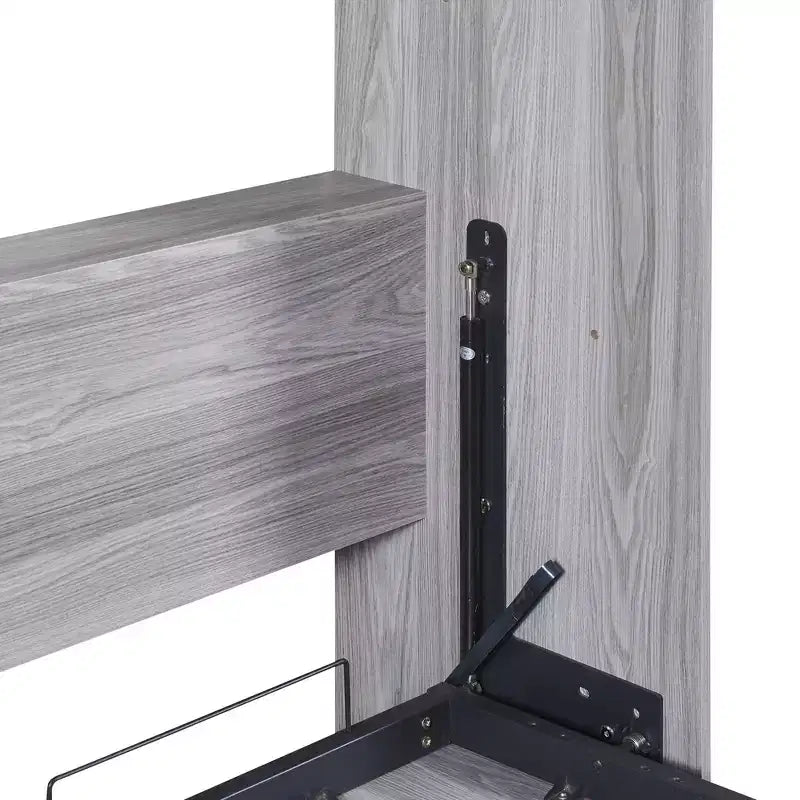 Cadre de lit plateforme Queen Size avec tête de lit et lattes en bois, aucun sommier tapissier requis