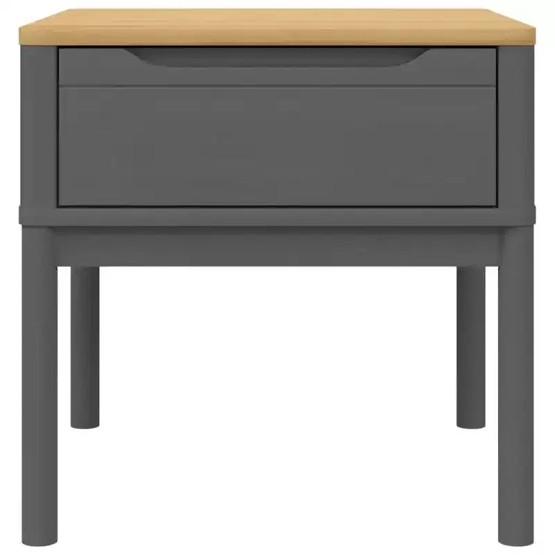 Solid Wood Pine Lamp Table — Nightstand & Storage Desk for Living Room or Bedroom