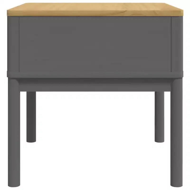 Solid Wood Pine Lamp Table — Nightstand & Storage Desk for Living Room or Bedroom