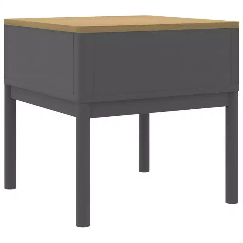 Solid Wood Pine Lamp Table — Nightstand & Storage Desk for Living Room or Bedroom