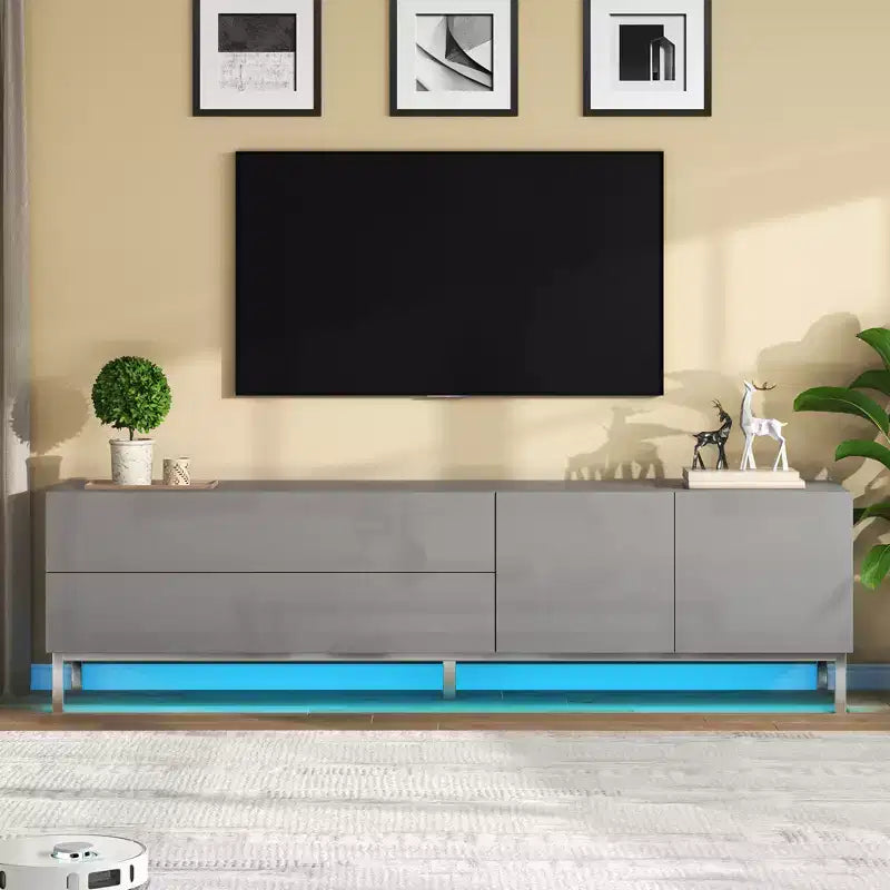 AMERLIFE 70 LED TV Stand for TVs up to 80