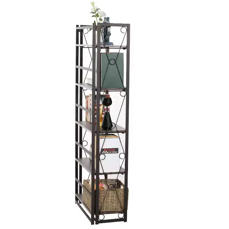 Armoire de rangement avec portes et étagères, meuble autoportant pour salon ou couloir