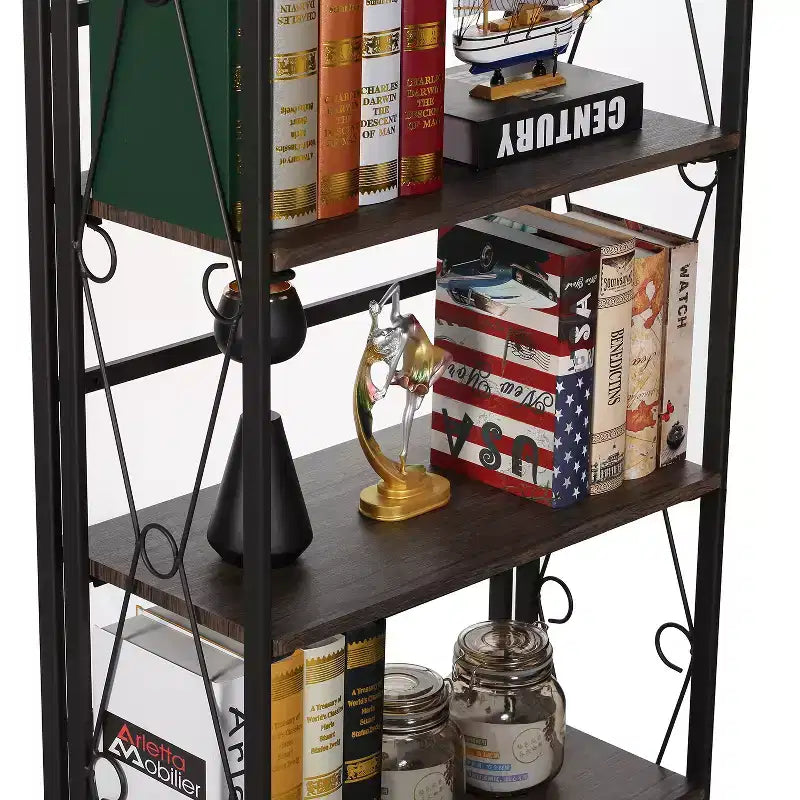 Armoire de rangement avec portes et étagères, meuble autoportant pour salon ou couloir
