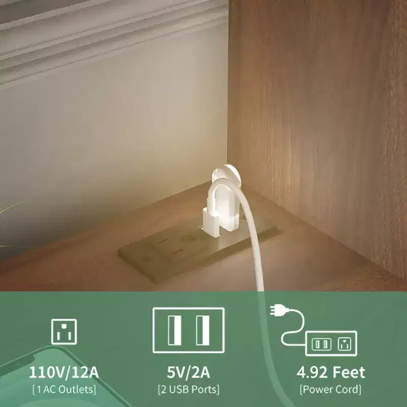 Table de chevet avec station de recharge intégrée 15 pouces, table de chevet intelligente avec étagère, compartiment de rangement et fonction verrouillable, finition bois