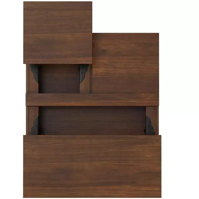 Table basse carrée relevable de 32 pouces de style industriel