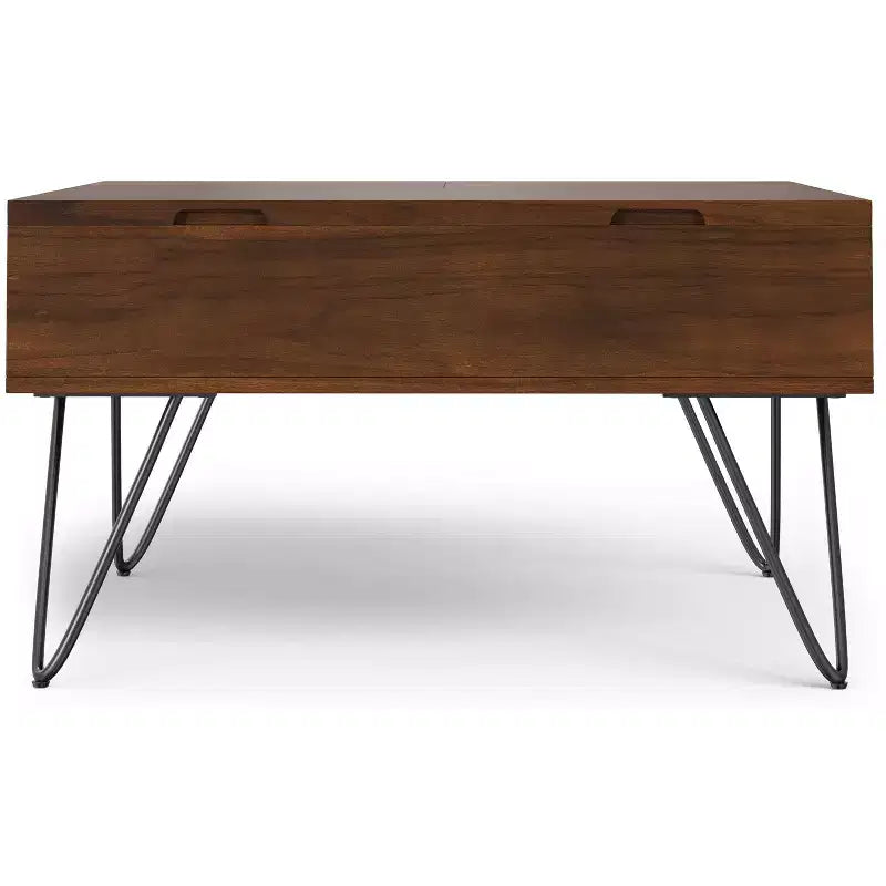 Table basse carrée relevable de 32 pouces de style industriel