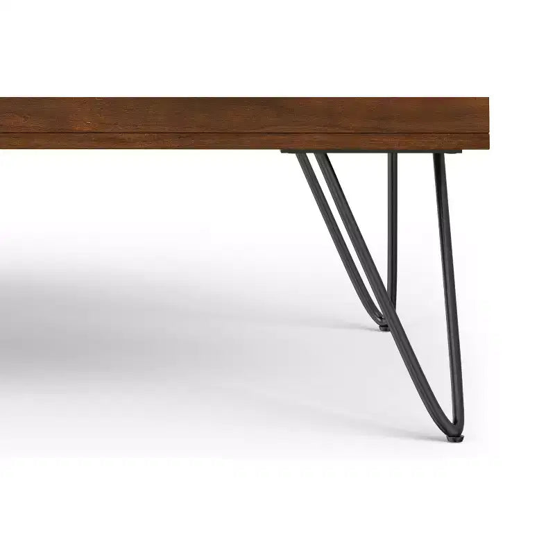 Table basse carrée relevable de 32 pouces de style industriel