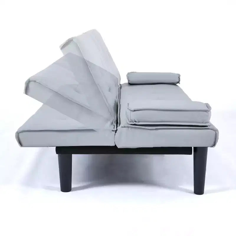 Canapé-lit convertible moderne de 170 cm avec porte-gobelet, canapé-lit pour petits espaces, appartements et bureaux