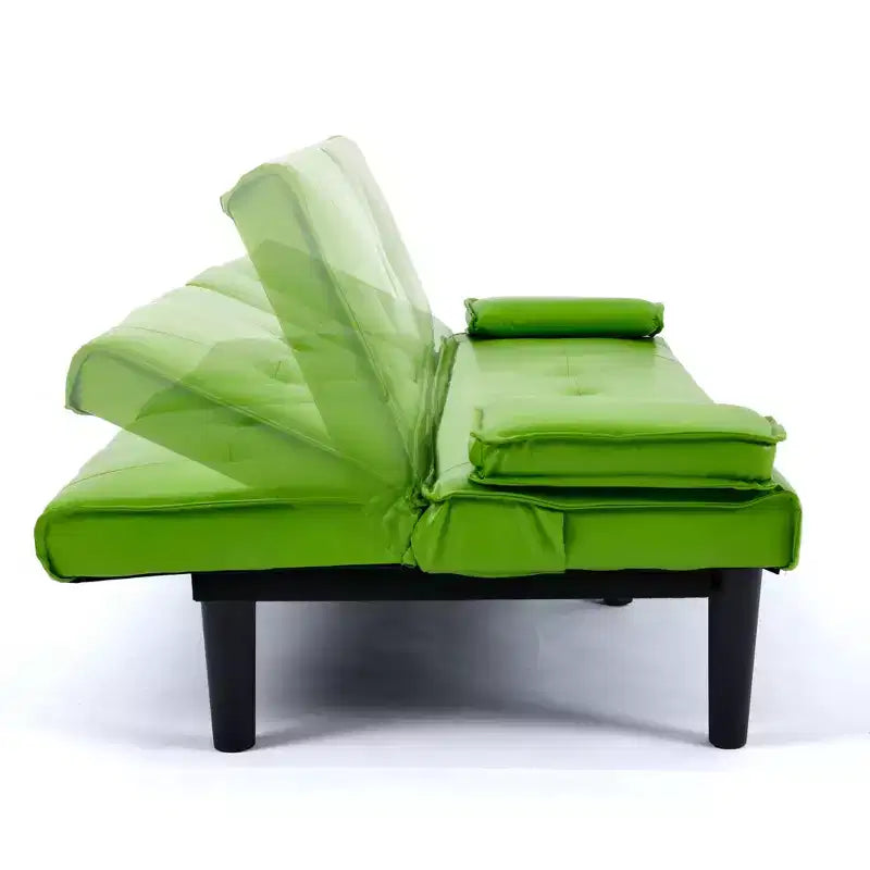 Canapé-lit convertible moderne de 170 cm avec porte-gobelet, canapé-lit pour petits espaces, appartements et bureaux