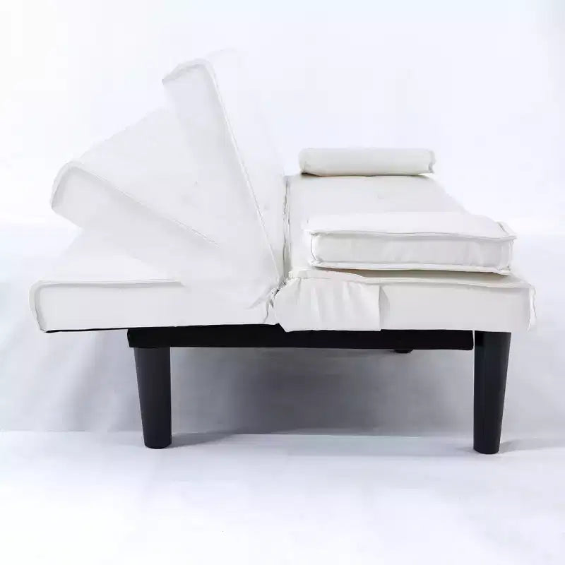 Canapé-lit convertible moderne de 170 cm avec porte-gobelet, canapé-lit pour petits espaces, appartements et bureaux