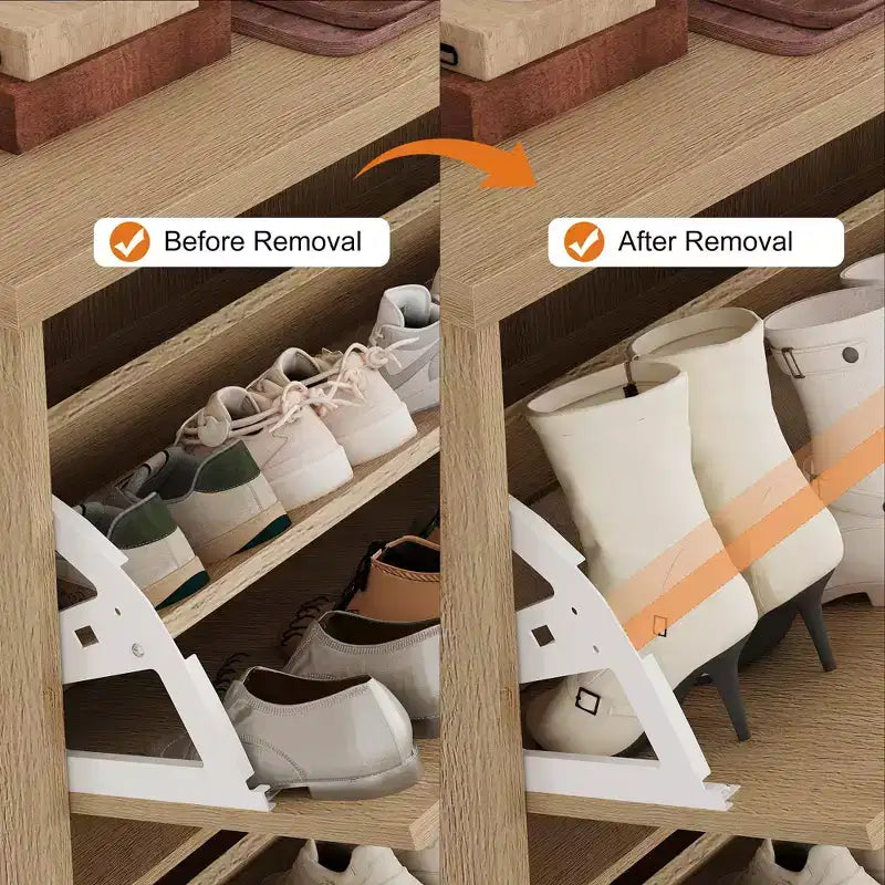 Meuble à chaussures avec 4 tiroirs basculants, organisateur de chaussures moderne et étroit avec étagères réglables, meuble à chaussures pour entrée, salon, couloir
