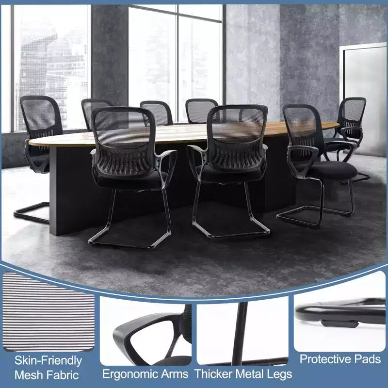 Chaise de bureau ergonomique avec assise rembourrée, chaise gamer avec accoudoirs et soutien lombaire, chaise d'ordinateur pour salle de lecture, noir