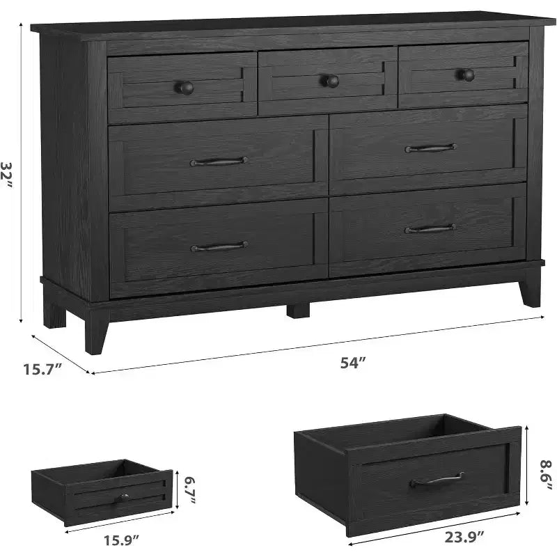 Table de chevet avec 2 tiroirs et étagère ouverte, Table de nuit avec rangement pour chambre à coucher