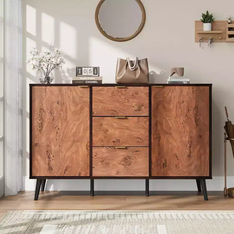 Cadre de lit plateforme rembourré avec tête de lit à oreilles, lit queen size avec lattes en bois
