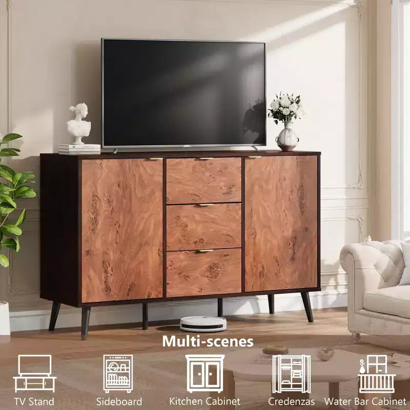 Cadre de lit plateforme rembourré avec tête de lit à oreilles, lit queen size avec lattes en bois