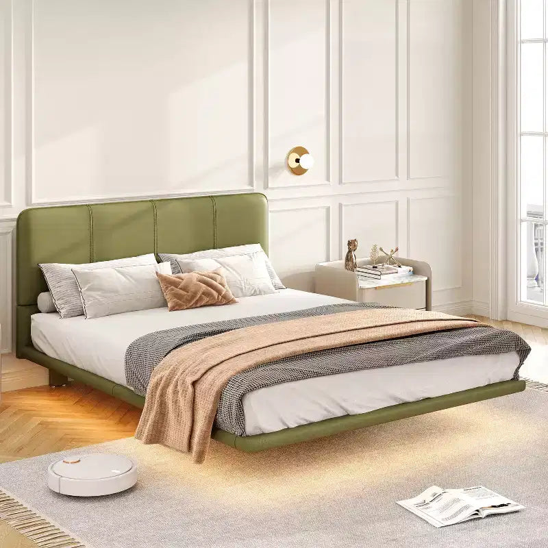 Lit superposé double sur un lit double avec échelle et barrière de sécurité, cadre de lit superposé en bois massif pour enfants