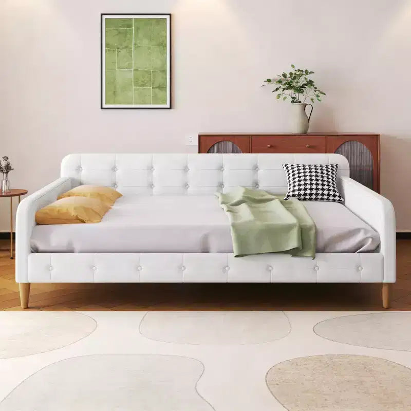 Lot de 2 tabourets de bar pivotants avec repose-pieds, tabourets de comptoir réglables en hauteur avec siège en cuir PU