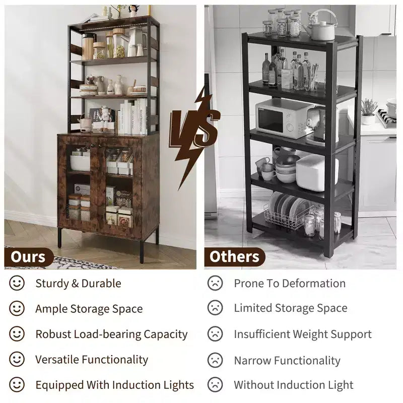 Commode double 6 tiroirs avec miroir, commode de chambre à coucher avec cadre en bois massif