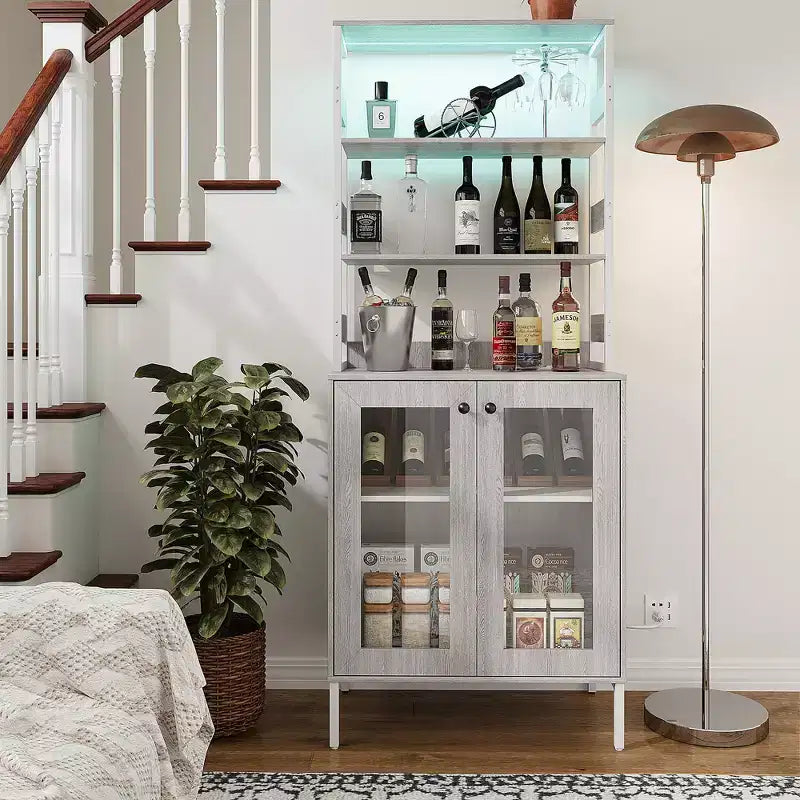 Commode double 6 tiroirs avec miroir, commode de chambre à coucher avec cadre en bois massif