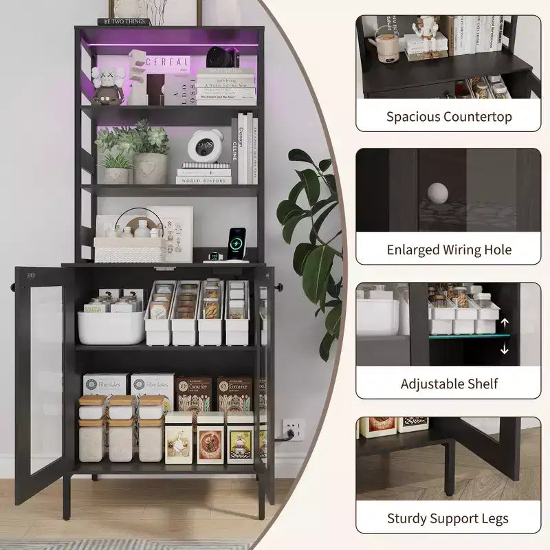 Commode double 6 tiroirs avec miroir, commode de chambre à coucher avec cadre en bois massif