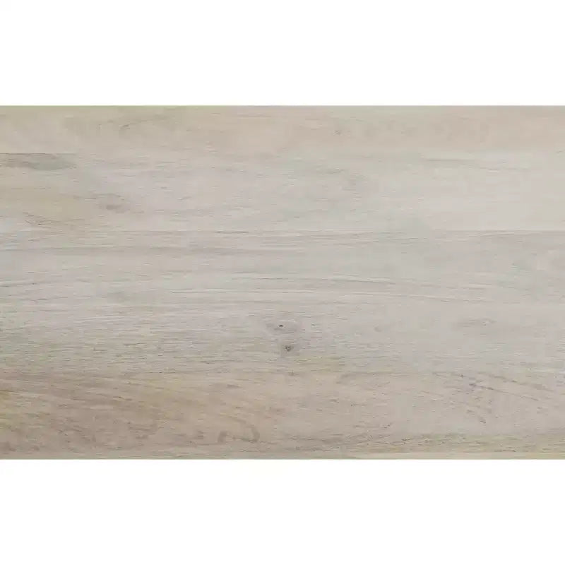 16" Round Solid Mango Wood Boho Accent Table — Assembled, Blue