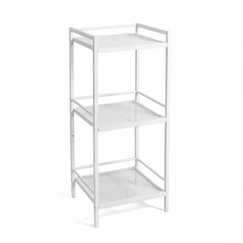 3/4-Tier Freestanding Ladder Shelf Organizer — Metal Storage Rack for Any Room