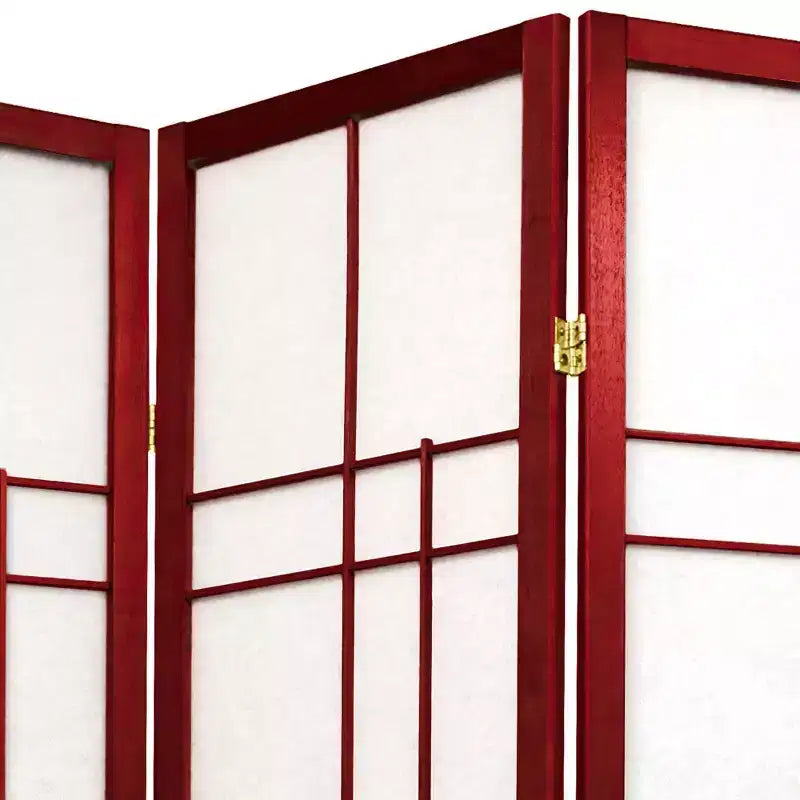 Paravent shoji de 1,80 m de haut – Palissandre (3 panneaux)