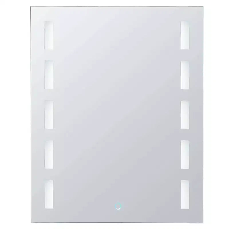 Aluminum Bathroom Medicine Cabinet with LED Light — Recessed or Surface Mount, Mirrored
