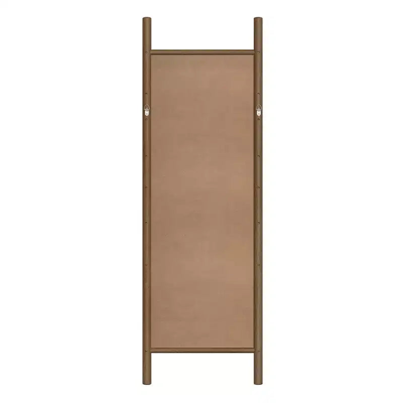 Wood Frame Rectangle Full Length Leaning Mirror